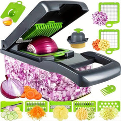 16 in 1 Food Cutter Veggie Onion Chopper Mandoline Slicer Multifunctional Vegetable Cutter