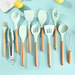 Professional Manufacture Kitchen Tools Silicone Kitchen Accessories Cooking Utensils Customized Logo Sustainable 3000pcs