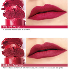 Ariana Red Korean Lipstick Black Matte Lip Gloss with PDRN Vegan OEM Long Lasting Soft and Moist 