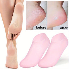 BUY 1 GET 1 FREE High Quality Silicone Foot Care Socks – Anti-Cracking Moisturizing Gel Socks (2Pair)