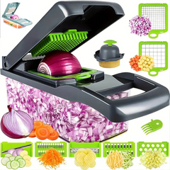 16 in 1 Food Cutter Veggie Onion Chopper Mandoline Slicer Multifunctional Vegetable Cutter