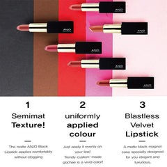 Ariana Red Korean Lipstick Black Matte Lip Gloss with PDRN Vegan OEM Long Lasting Soft and Moist&nbsp;