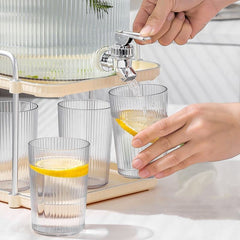 New Luxury Cold Water Bottle Kettle With Faucet Japanese Large Capacity Home Fruit Tea Lemonade Bucket Picnic Water Jug