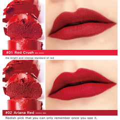 Ariana Red Korean Lipstick Black Matte Lip Gloss with PDRN Vegan OEM Long Lasting Soft and Moist&nbsp;